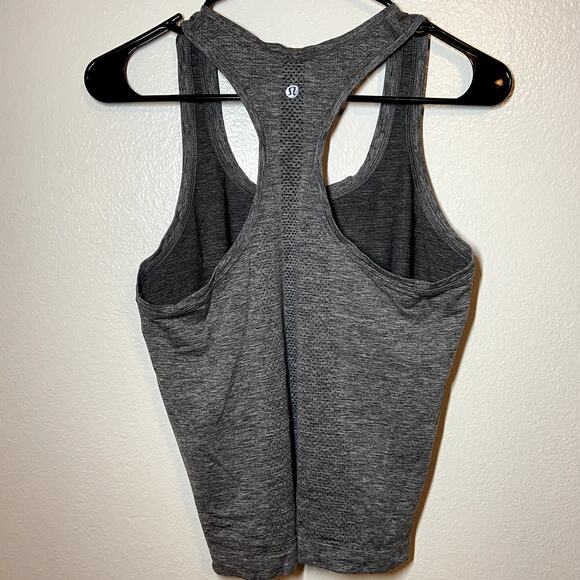 Lululemon Swiftly Tech Racerback 2.0 *Race Length Graphite Grey / Silver Drop 8 - Picture 7 of 7